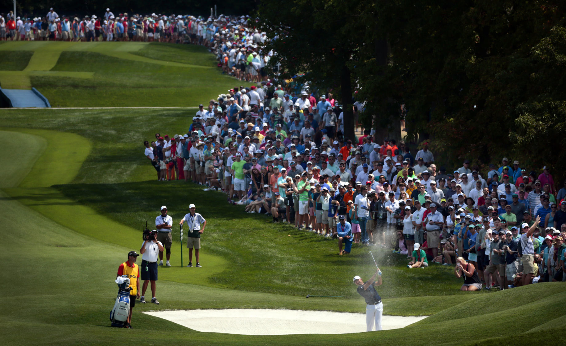 Second round of 100th PGA Championship at Bellerive
